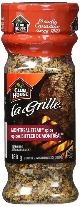 Club House La Grille Montreal Steak Spice Seasoning 180g