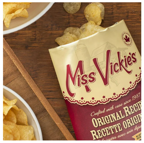 Miss Vickie's Original Recipe Kettle Cooked Potato Chips, 275g