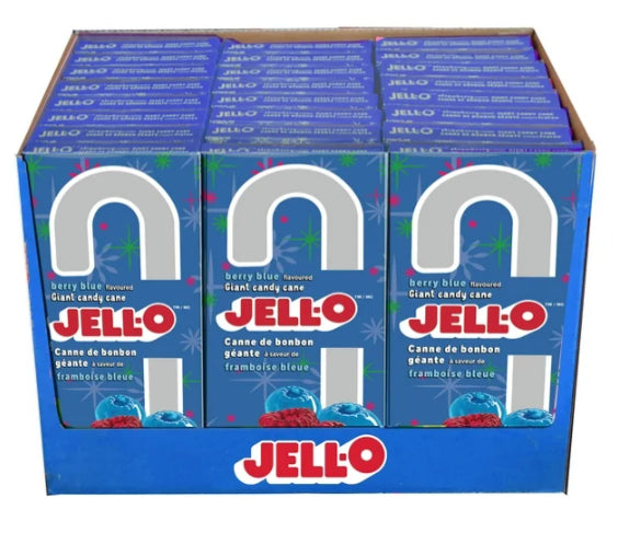 Jell-O Giant Candy Cane Berry Blue, 50g