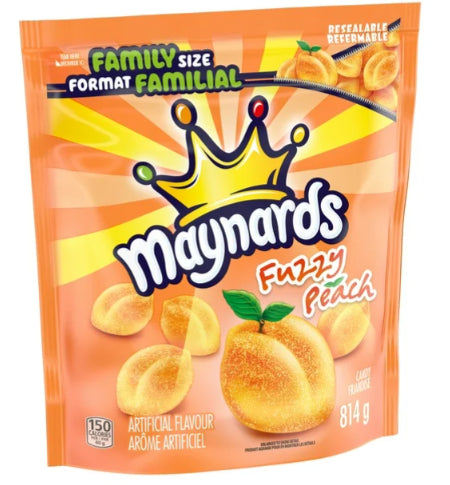 Maynards Fuzzy Peach Gummy Candy, Family Size, 814g