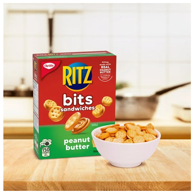 Ritz Bits Peanut Butter Sandwich Crackers, 180g