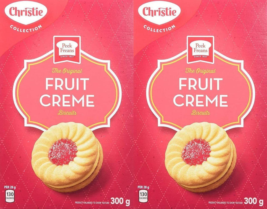 Peek Freans Fruit Creme Cookies 300g/10.6oz, 2 BOXES