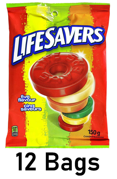 Life Savers Five Flavors 150g Each 12 Bags