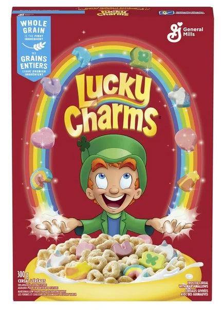 Lucky Charms Canadian Breakfast Cereal, 300g