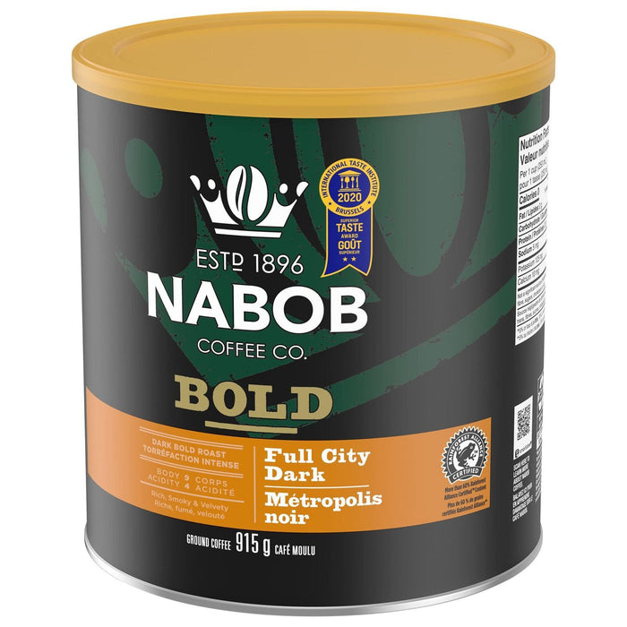 NABOB Full City Dark Ground Coffee, 915g/32.27oz 6 Containers