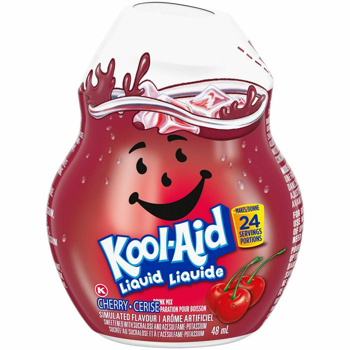 Kool-Aid Cherry Flavor Enhancer Liquid Drink Mix 48ml 5 Count