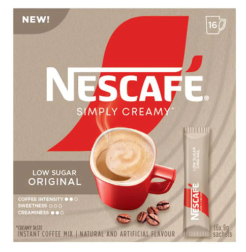 Nescafe Instant Coffee Mix Simply Creamy 16 x 9g
