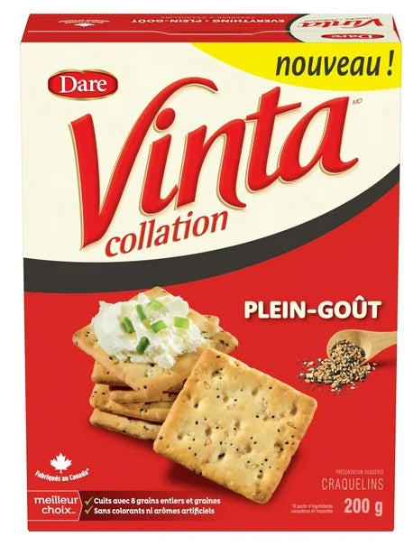 Dare Vinta Snacks Everything Flavor Crackers, 200g