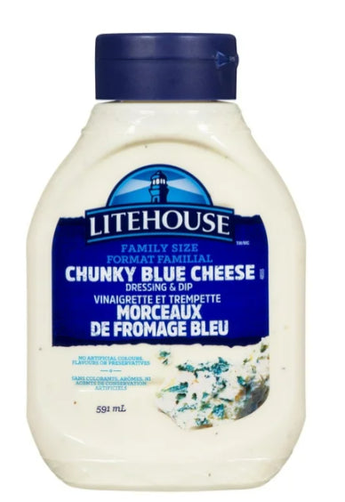 Litehouse Chunky Blue Cheese Dressing and Dip, 591mL