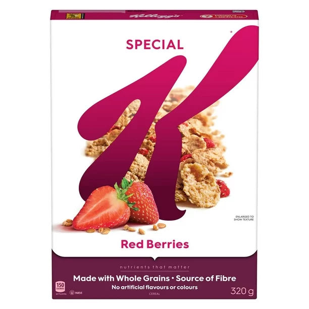 Kellogg's Special K Red Berries Cereal, 320g/11.3oz