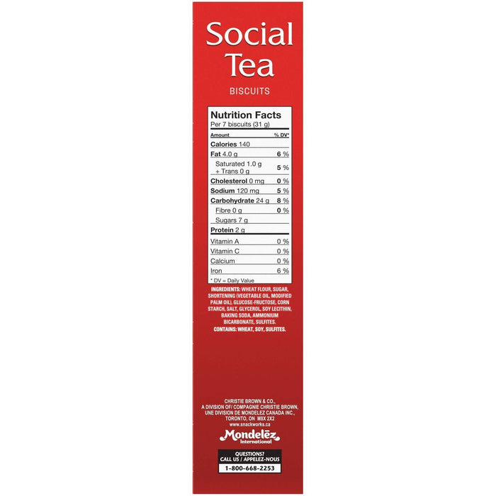 Christie Peek Freans Social Tea Cookies, 350g {Canadian Product}