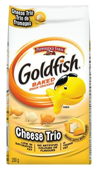 Goldfish Baked Cheese Trio Crackers, 200g