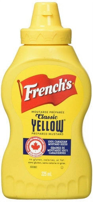 French's, Canadian Classic Yellow Mustard, 225ml/7.6oz