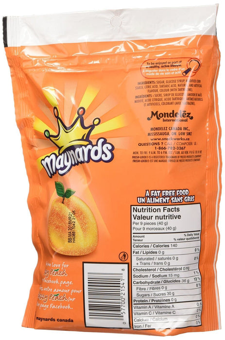 Maynards Fuzzy Peach Gummies 355g/12.5oz