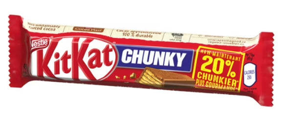 Nestle Canadian Kit Kat Chunky Milk Chocolate Wafer Bar, 49g