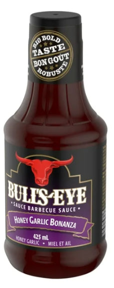 Bull's-Eye Honey Garlic Bonanza BBQ Sauce, 425mL