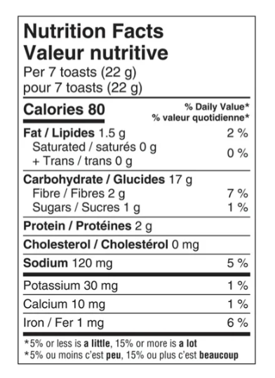 Boulangerie Grissol Melba Toast Plain Original, 150g