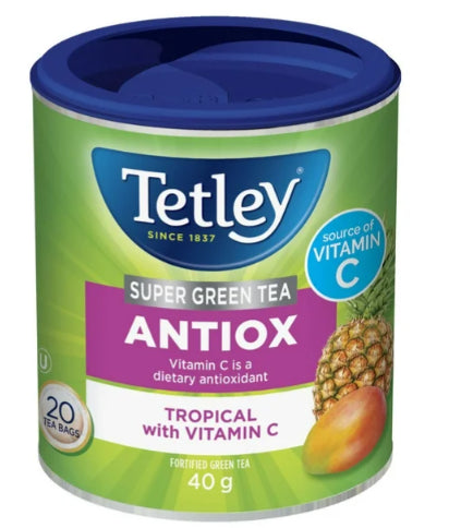 Tetley Tea Super Green Tropical, 40g