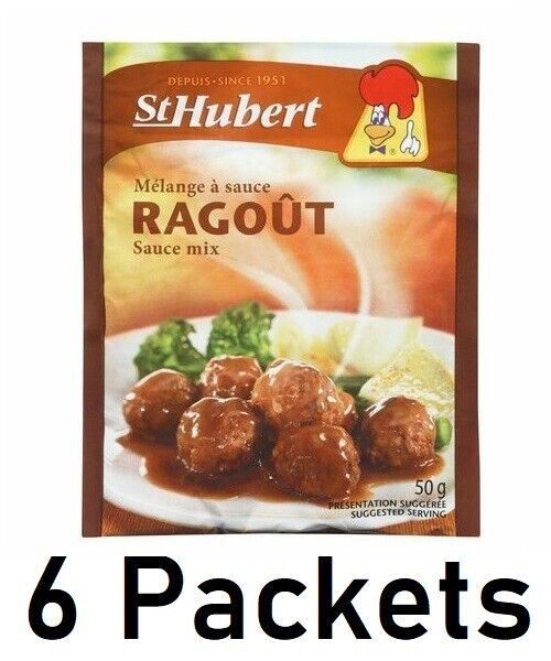 St Hubert Original Ragout Sauce Mix 50g Each 6 Count - CanadaGrocery