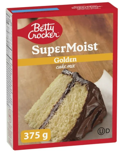 Betty Crocker Super Moist Golden Cake Mix, 375g