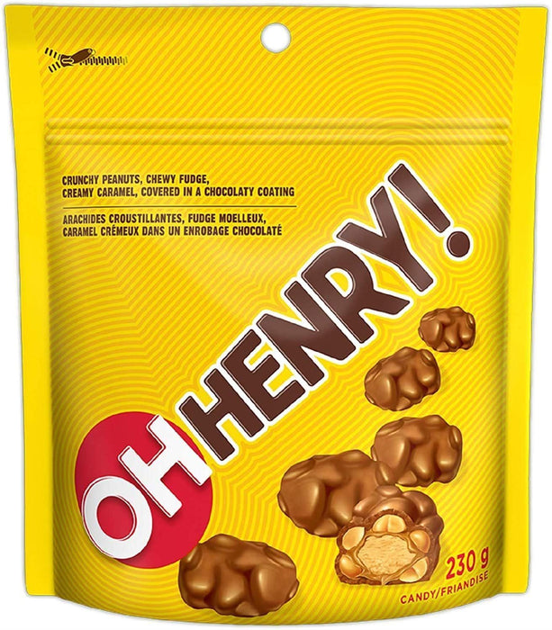 Oh Henry Chocolate 8 Full Size Bars, 2 Mini Pouches and 1 Oh Henry Reese Pouch