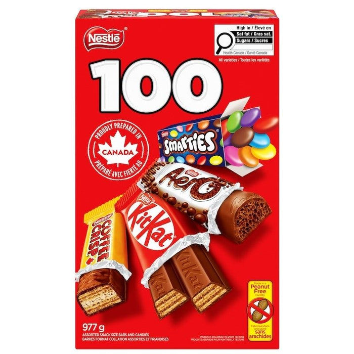 Nestle KitKat Aero Smarties Coffee Crisp Mini Bars and Candies, 977g