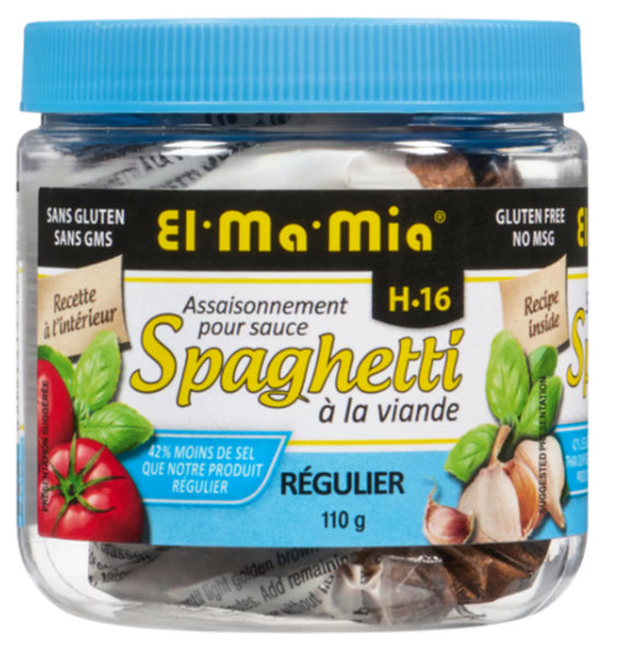 El-Ma-Mia H-16 Seasoning Spaghetti Meat Sauce Regular 110g