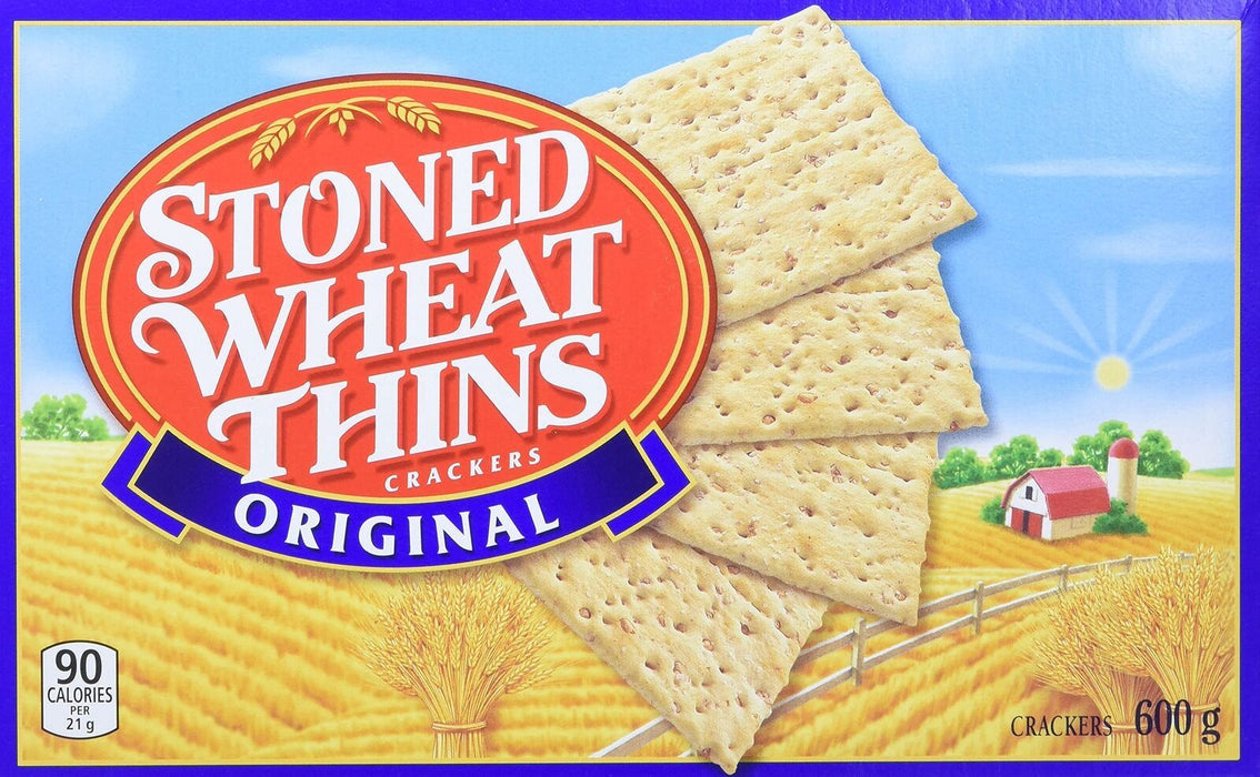 Christie Stoned Wheat Thins Original Crackers, 600g/21.2 oz.