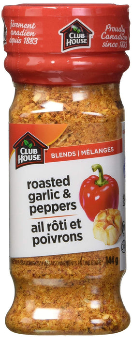 Club House, Herbs & Spices Blends, Roasted Garlic & Peppers, 144g/5oz