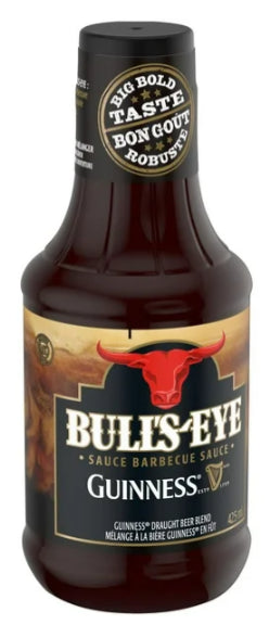 Bull's-Eye Guinness Draught Beer Blend BBQ Sauce, 425mL