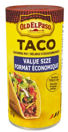 Old El Paso Taco Seasoning Mix Original Value Size, 177g