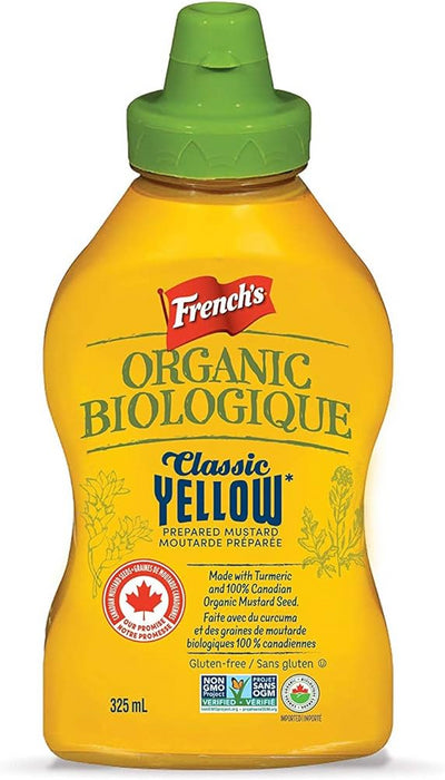 French's, Organic, Classic Yellow Mustard, 325ml/11oz