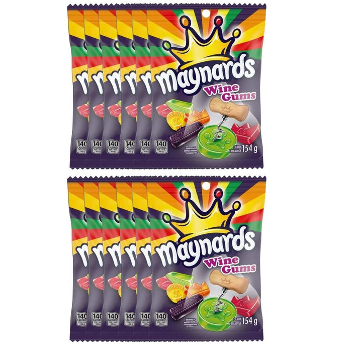 Maynards Wine Gums Gummy Candy 6oz Each 12 Bags - CanadaGrocery