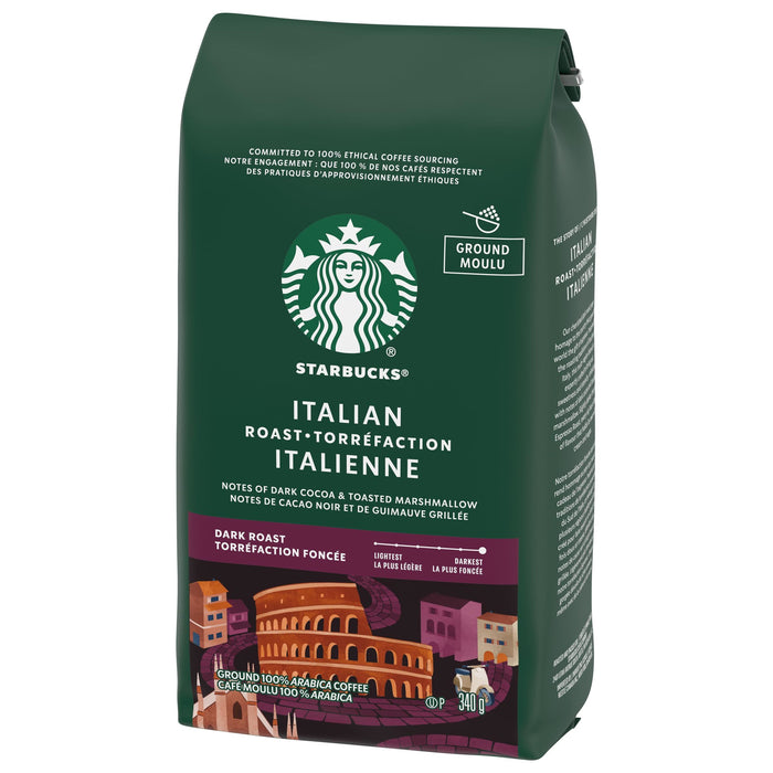 Italian Roast, Dark Roast Ground Coffee, 340g/12oz