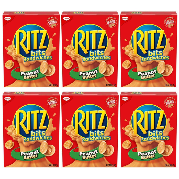 Ritz Bits Peanut Butter Sandwich Crackers, 6.3oz, 6-Pack {Canadian Product}