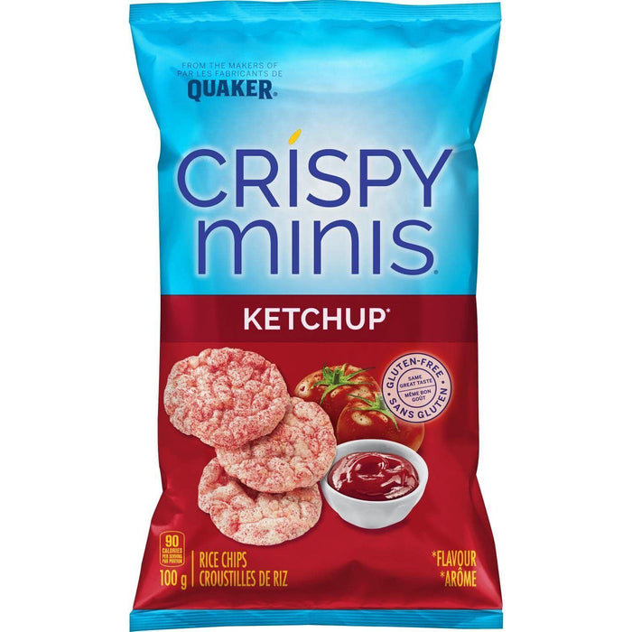 Quaker Crispy Minis Ketchup 100g/3.5oz 12 BAGS