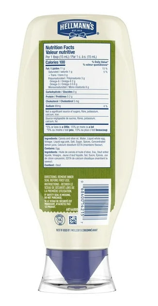 Hellmann's Olive Oil Mayonnaise, 750ml