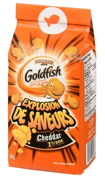 Goldfish Flavor Blasted Xtreme Cheddar Crackers, 180g