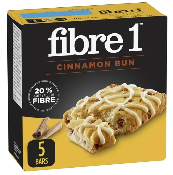 Fibre 1 Delights Cinnamon Bun Flavor, 5 Bars x 25g, 125g