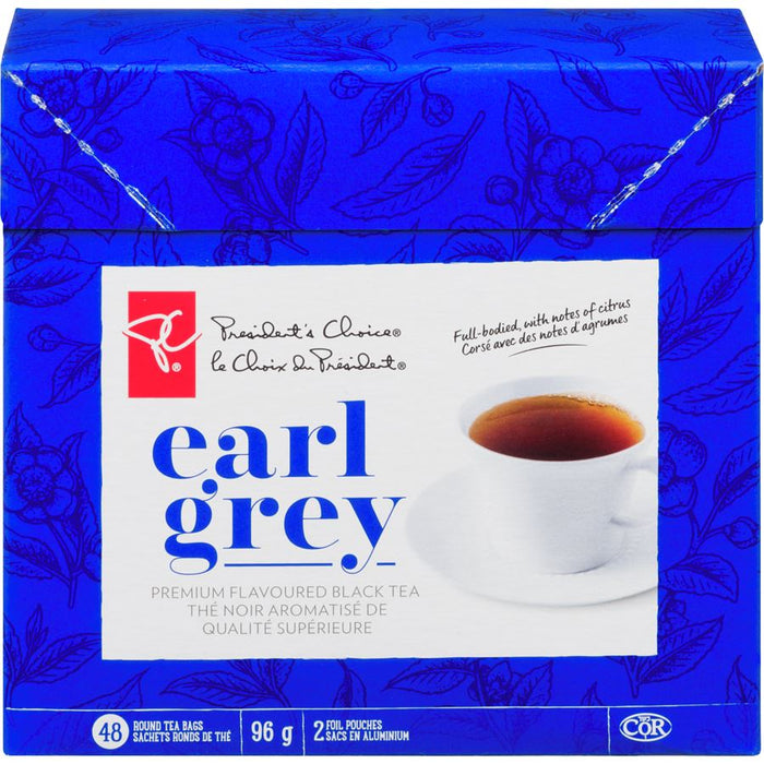 President's Choice PC Earl Grey Tea 48 Count