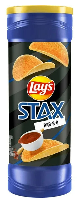 Lay's Stax Bar-B-Q Flavored Potato Crisps, 155g