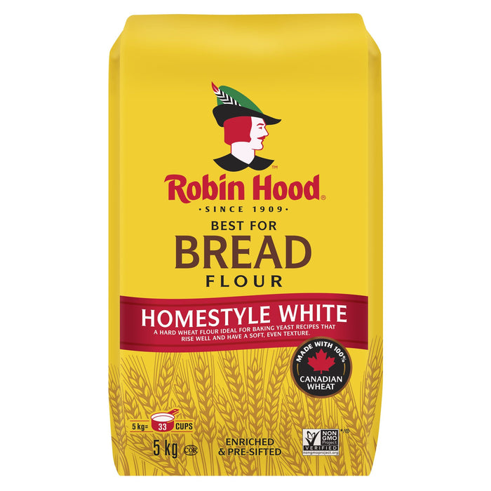 Robin Hood Best For Bread Homestyle White Flour 5kg