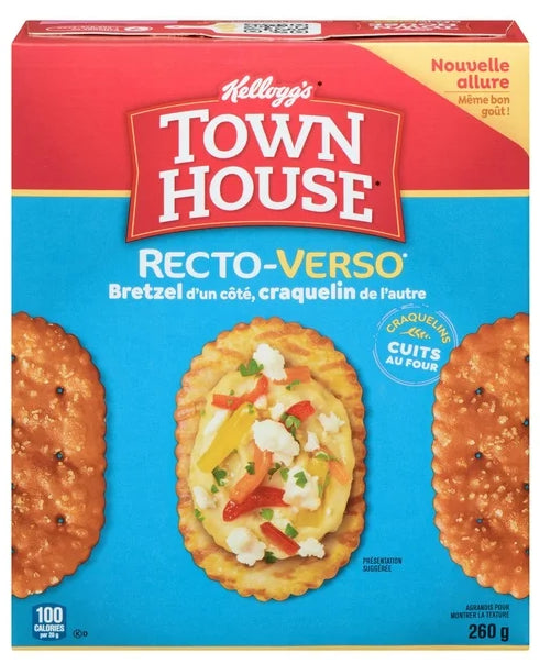 Kellogg's Town House Flipsides Original Cracker, 260g