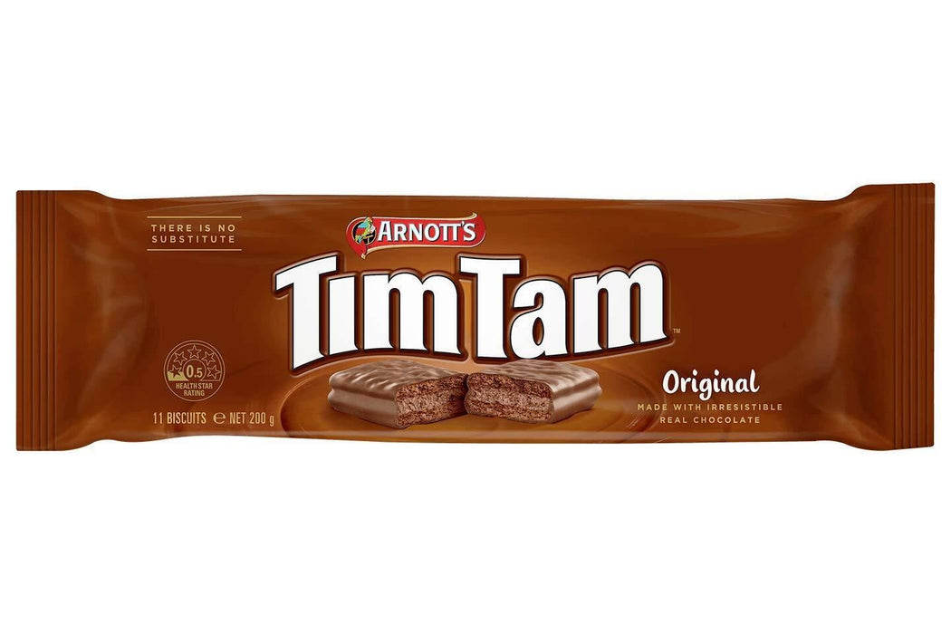 Arnott's Tim Tam Original Australian Chocolate Biscuits 4 PACKS (44 COOKIES)