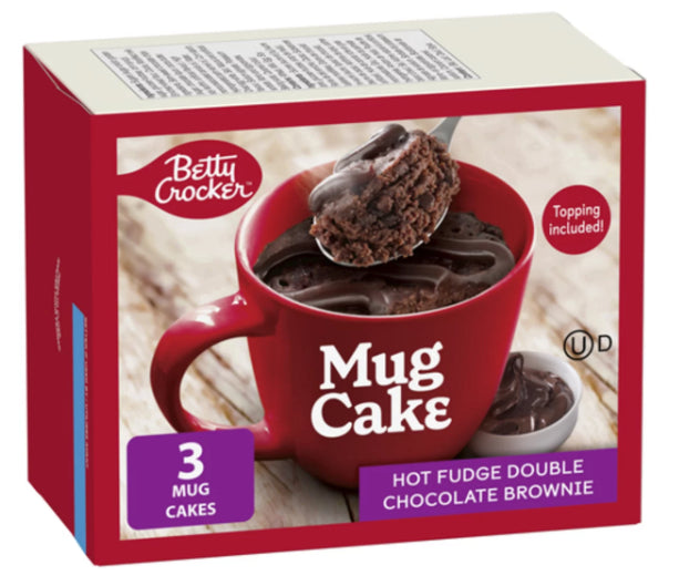 Betty Crocker Mug Cake Hot Fudge Double Chocolate Brownie 294g