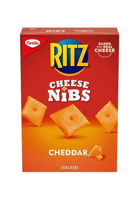 Christie Ritz Cheddar Cheese Nips/Nibs Crackers 180g Each 9 Boxes