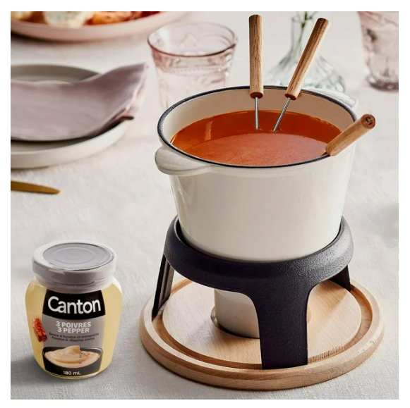 Canton 3 Pepper Fondue and Dipping Sauce, 180mL