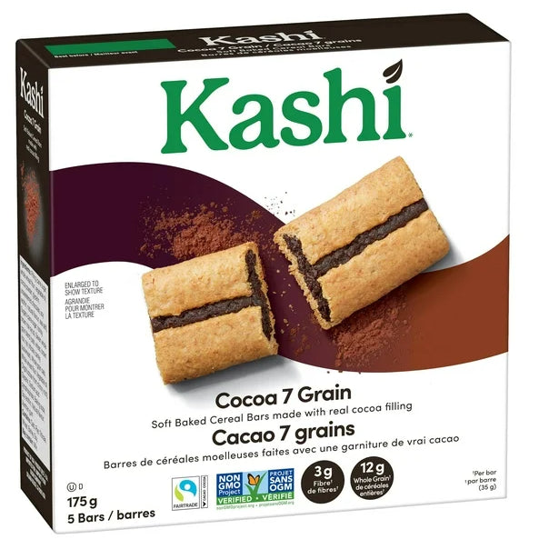 Kashi Cocoa 7 Grain Soft Baked Cereal Bars, 175g