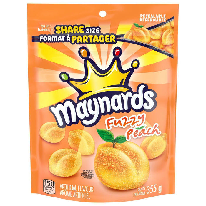 Maynards Fuzzy Peach Gummies 355g/12.5oz