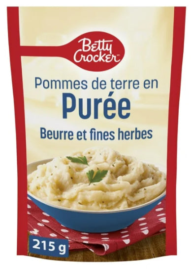 Betty Crocker Mashed Potatoes Butter and Herb, 215g